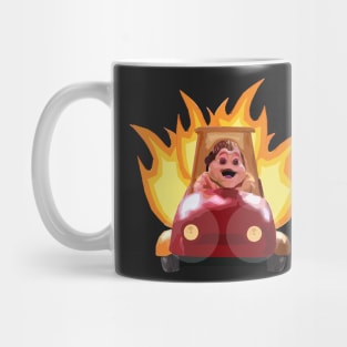 Baby Sinclair In His Car Mug